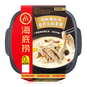 Haidilao Self - Heating Hot Pot - Pork Stomach & Chicken Soup with Pepper Flavor(326g)